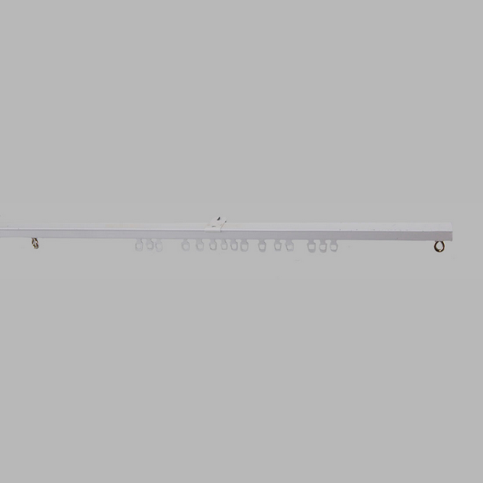 complete curtain tracks standard color white in different lengths